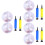 12Pcs Glitter Sequin Inflatable Beach Balls Assorted Color Decor 6