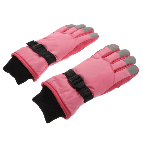 2Paare Atmungsaktive Rosa Ski Kinder Warm 1