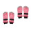 2Paare Atmungsaktive Rosa Ski Kinder Warm 6