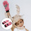 2Paare Atmungsaktive Rosa Ski Kinder Warm 10