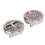 Stainless Steel Car Diffuser Vent Clip Reusable Perfume Diffuser Natural Design Aromatherapy Diffuser with Felt Pads Lightweight Multipurpose Car 5