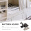 Bed Frame Mattress Retainer Gripper Black 1 Set 2