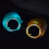 Car LED Cup Holder Lights 7-Color USB Rechargeable 5