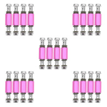 20Pcs Purple Metal Brake Hose Extension Connector for Motorbike Use
