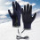 USB Heated Gloves Waterproof Touchscreen M Blue 3