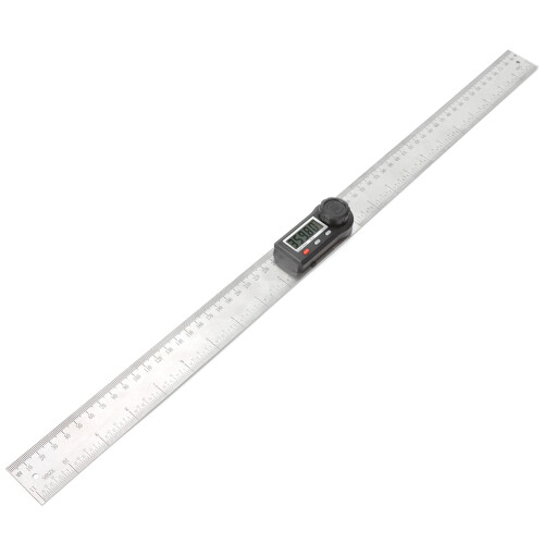 Digital Angle Ruler With Locking Function High Accuracy LCD Display Stainless Steel Digital Angle Finder2In1Electronic Measuring Tool For Inner 1