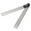 Digital Angle Ruler With Locking Function High Accuracy LCD Display Stainless Steel Digital Angle Finder2In1Electronic Measuring Tool For Inner 4