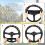 Skull Star Golf Cart Steering Wheel Cover Universal Machine 6