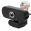 Webcam USB para PC com microfone, câmera HD 1080P com exposição automática, plug and play, compatível com videoconferências, aulas e provas. 5