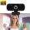 Webcam USB para PC com microfone, câmera HD 1080P com exposição automática, plug and play, compatível com videoconferências, aulas e provas. 6