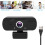 Webcam USB para PC com microfone, câmera HD 1080P com exposição automática, plug and play, compatível com videoconferências, aulas e provas. 7