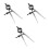 3Pièces Jauges Intérieures Inox Fin Multi Usage 5