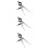 3Pièces Jauges Intérieures Inox Fin Multi Usage 9