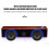 Brown USB HiFi Speaker BT5.0 37.1x8.9x7.6cm 8