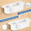Boat Storage Organizer White Double-Deep Waterproof with 8