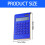 Clearance Basic Calculator, 10-Digit Solar/Battery, Large LCD Display – Under $5, Compatible with Office & Craft 3