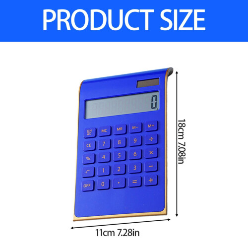 Clearance Basic Calculator, 10-Digit Solar/Battery, Large LCD Display – Under $5, Compatible with Office & Craft 2