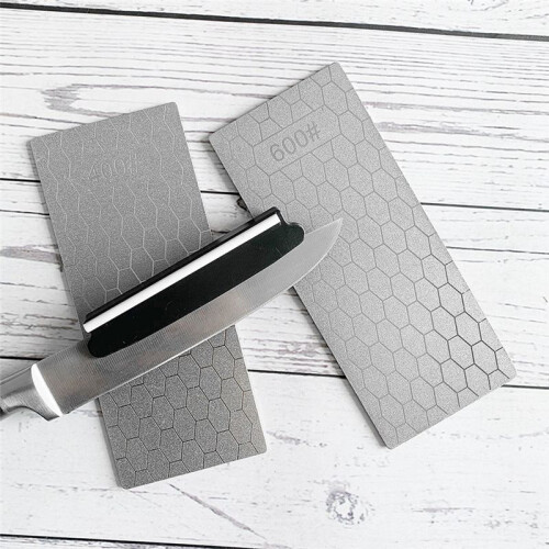 5 Pieces Diamond Sharpening Stone Set,Diamond Lapping Plate Coarse/Medium/Fine Grit Sharpener,400/600/800/1000/1200 Grit 2