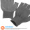5Paare Halbfinger Mit Antirutschbeschichtung Grau 7