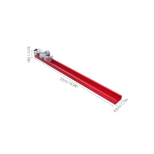 Base De Scie En Aluminium, Guide De Positionnement Précis Rouge 2
