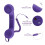 Vintage USB-C 3.5mm Phone Handset, ABS, Purple 4