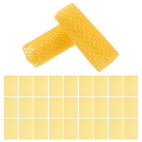 90Pièces De Cire D'abeille Pour Ruches Bougies DIY 1