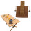 Leather Foraging Bag Belt Pouch Brown Outdoor Use 2