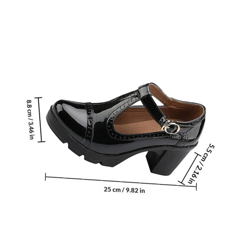 1Paire Chaussures Travail Talons Anti-Eau Confortables 2
