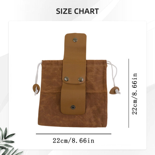 Waxed Canvas Foraging Bag Outdoor Use 1 Pack 2