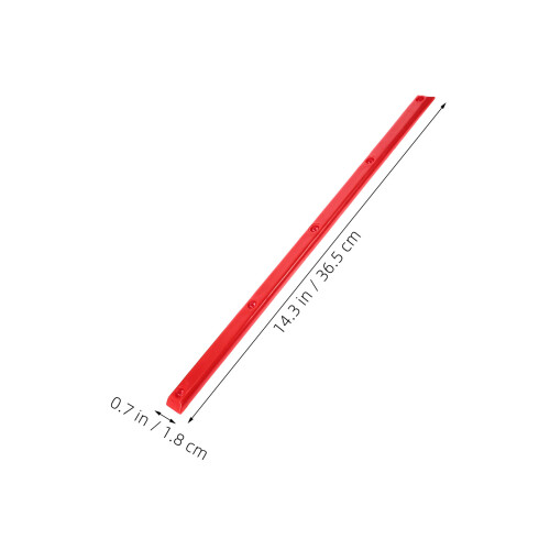 4Pcs Red Skateboard Deck Rails Plastic Rail Guards Durable Protection 2