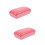 2Pièces Pain Rebondissant Rose PU Jouet Simulation Relaxation 8