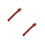2Pièces Portable Rouge À Motif Floral Pour Percussion 6