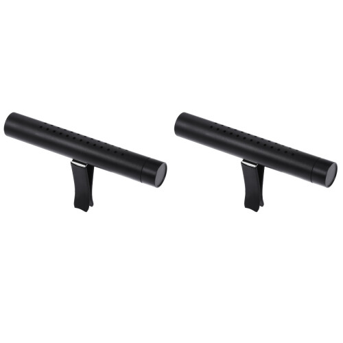 2Pcs Car Oil Diffuser Black Vent Clip Mini Aromatherapy Freshener 2