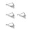 4Pièces Outils Plumes Flèches Métal Réglables Argenté Usage 7