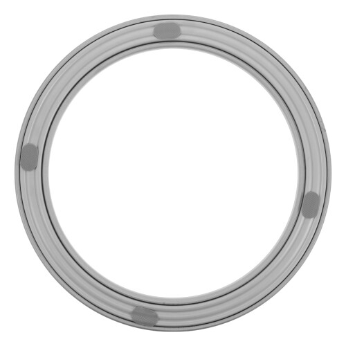 2Pièces Plateau Tournant Solide Acier Argent Pour Table À Manger 1