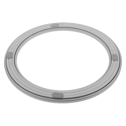 2Pièces Plateau Tournant Solide Acier Argent Pour Table À Manger 2