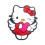 25 τεμάχια Anime Kitty Χαριτωμένα Γούρια από PVC για Παπουτσοθήκη για Διακόσμηση Unisex 4