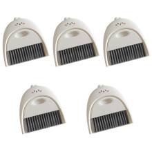 5Sets Plastic Mini Stoffer En Set Voor Thuis En Bureauschoonmaak