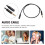 Prodlužovací audio kabel 3,5 mm jack samec-samice pro sluchátka (0,5 m) 4