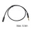 Prodlužovací audio kabel 3,5 mm jack samec-samice pro sluchátka (0,5 m) 6