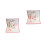 2Pcs Handwork 3D Christmas Cards Red Creative Anniversary Greetings 3