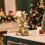 Christmas tree decoration silver tabletop home office 4