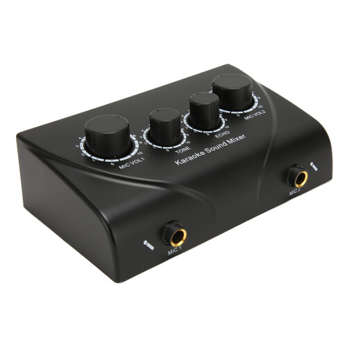 Karaoke Sound Mixer Plug & Play 2 Mic EU Plug