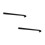 2Pièces Dropper Aluminium Alliage Noir 9
