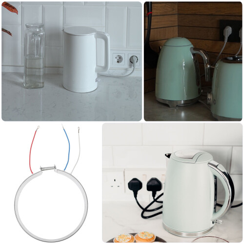 Electric Kettle Heating Element, Silver, High Grade Aluminum, Fast Heating, Home 1