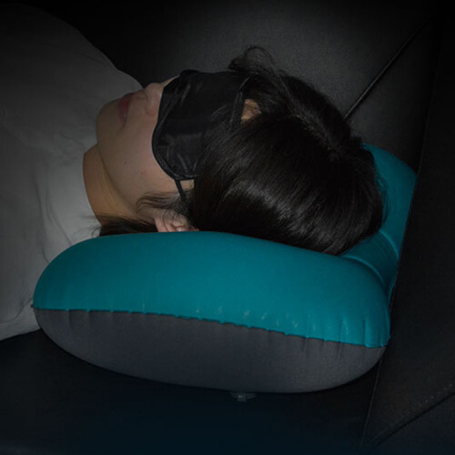 Coussin Inflable Bleu Ciel Design Ergonomique Pour Randonnée 2