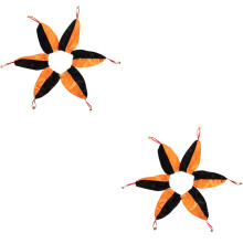 2Stk Katzennackenbänder Halloween Clown Stil Elastisch