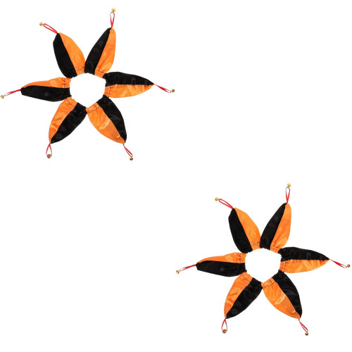 2Stk Katzennackenbänder Halloween Clown Stil Elastisch