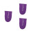 3Pièces Protection Plâtre Pied Violet Coton Ajustables 4
