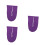 3Pièces Protection Plâtre Pied Violet Coton Ajustables 5